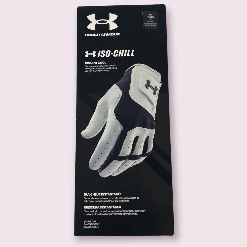 Under Armour Men's UA Iso-Chill Golf Gloves Right Hand Small Black